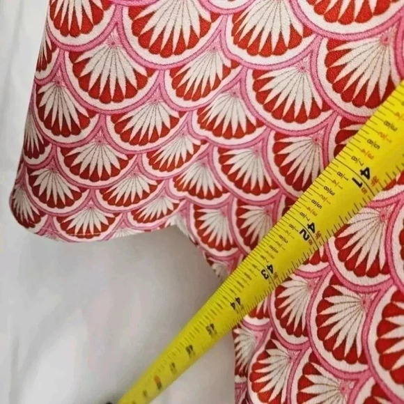 Ellos Red Pink Print Boho Maxi Dress - Picture 10 of 13